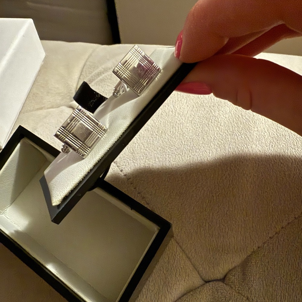 Elegant Silver Cufflinks